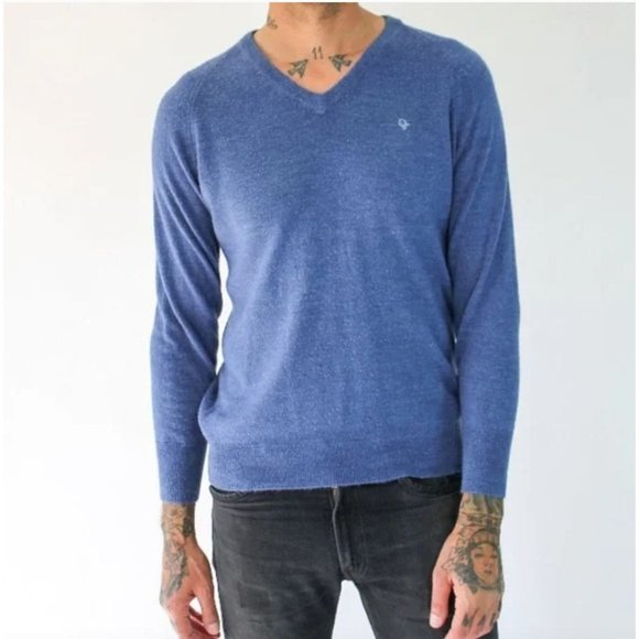 Dior Other - Christian Dior V-Neck Orlon Acrylic Sweater Pullover Men's Long Sleeve Basic XL